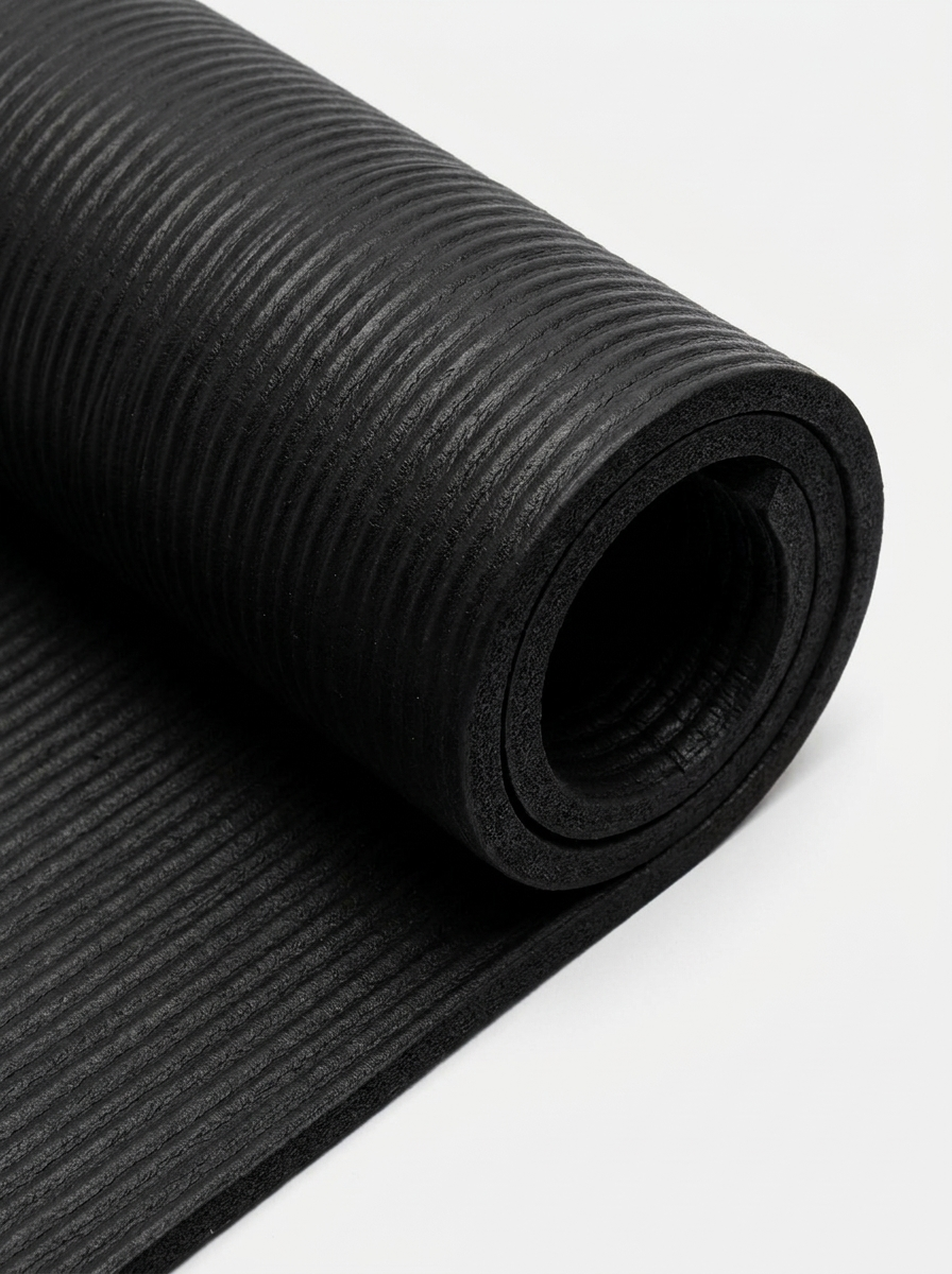Black Pilates & Yoga Mat | Comfort Edition