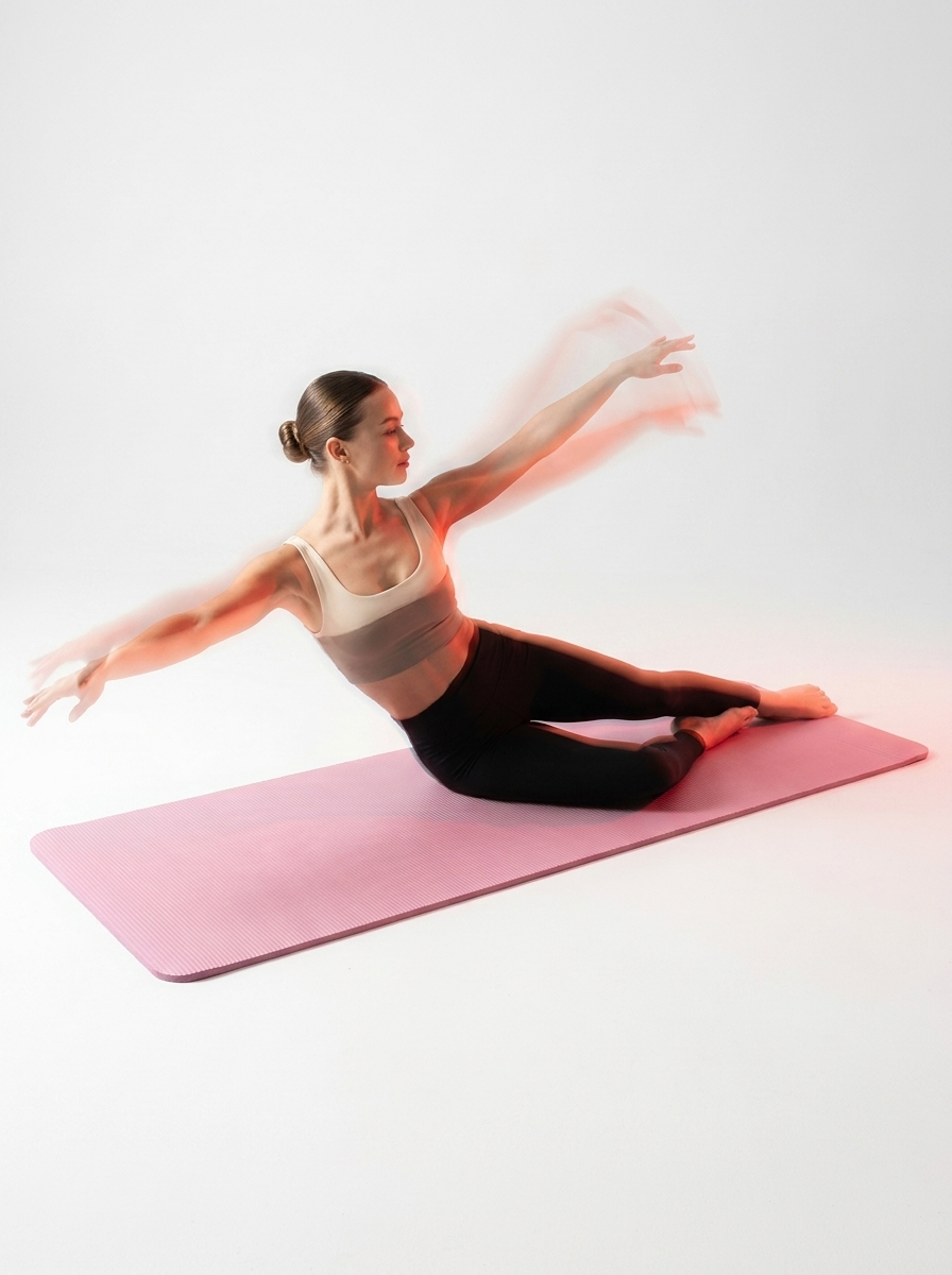 Pink Pilates & Yoga Mat | Comfort Edition
