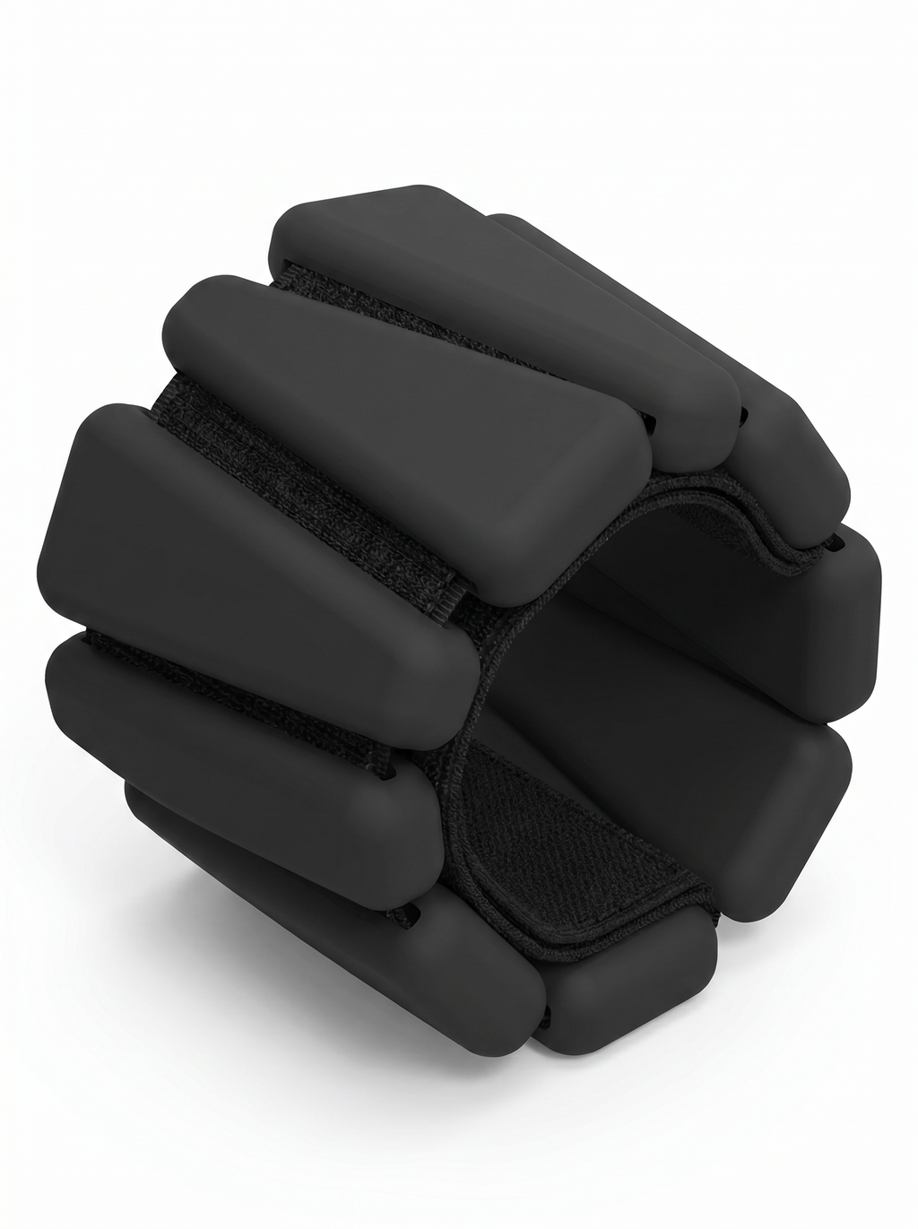Black Pilates Wrist Weights | 450g Edition